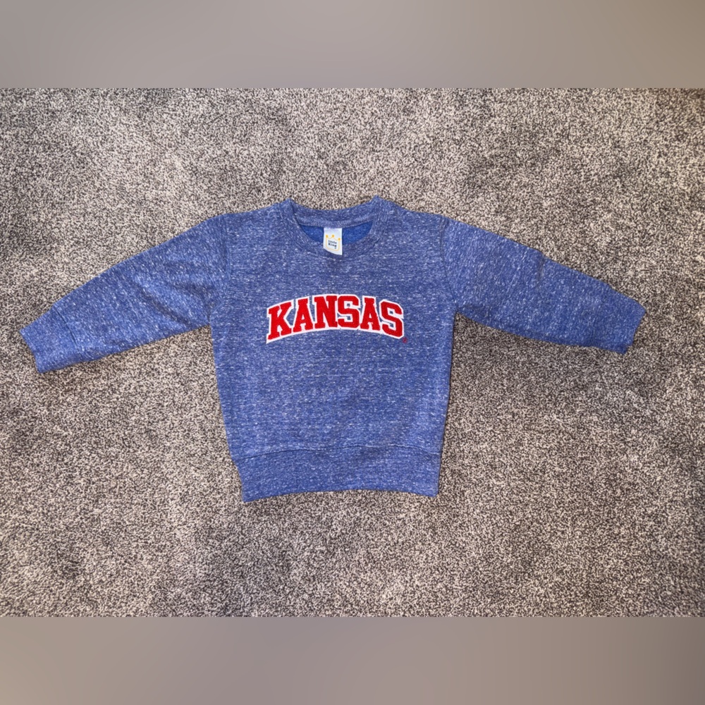 Kids Blue 'Kansas' Graphic Sweatshirt